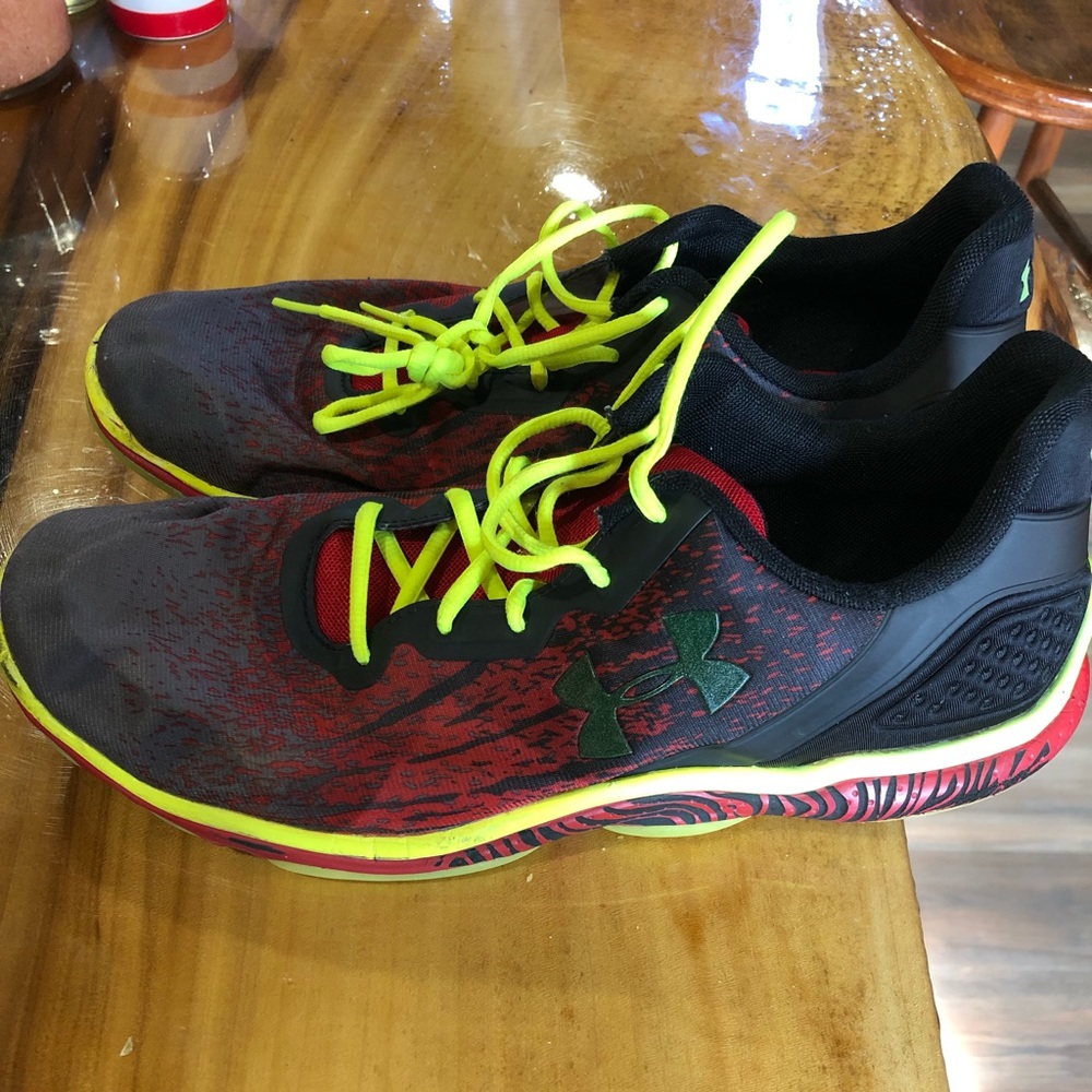 Under armor size13 little wear on toe of shoes